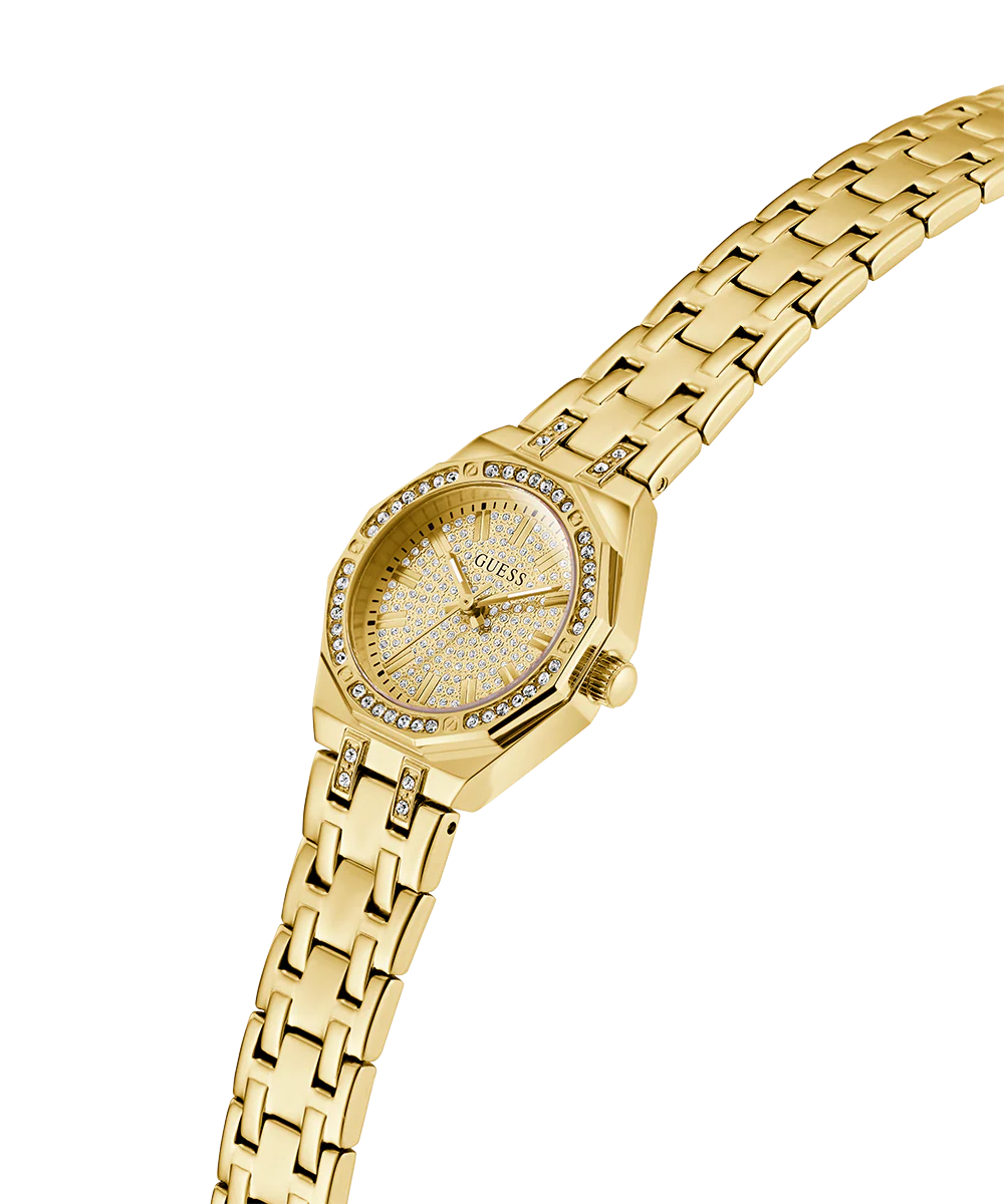GUESS Ladies Pixie Gold Tone Analog Watch