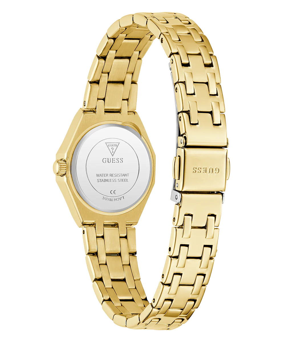 GUESS Ladies Pixie Gold Tone Analog Watch