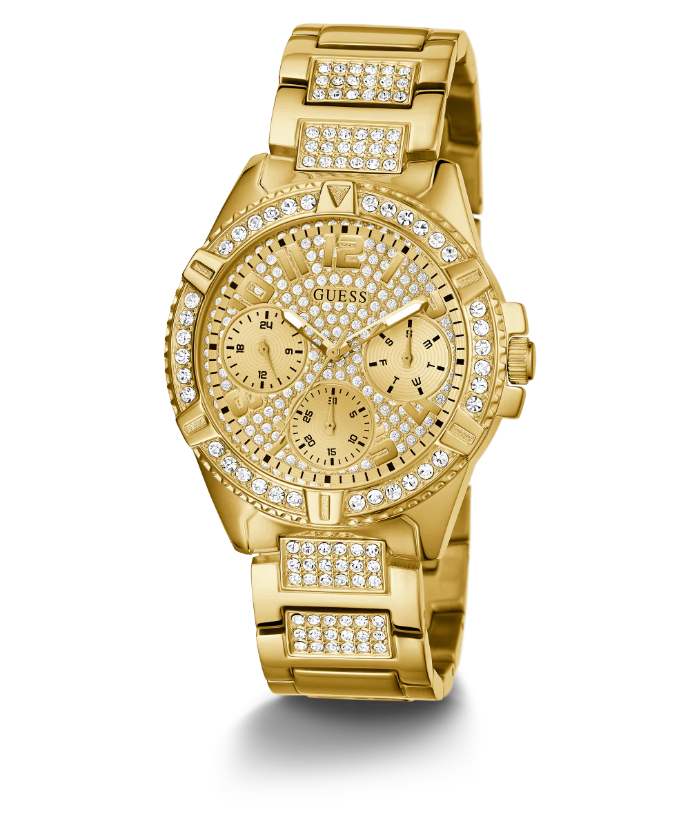 GUESS Ladies Gold Tone Multi-function Watch