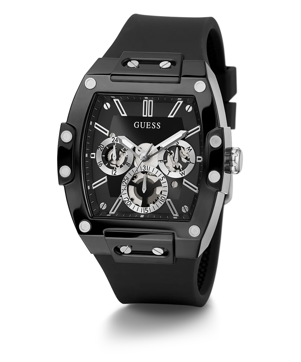 GUESS Mens Black Multi-function Watch