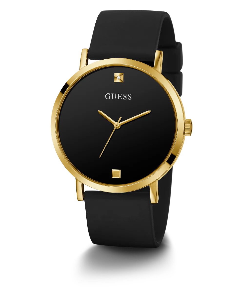 329-guess-mens-black-gold-tone-analog-watch-1.webp GUESS Mens Black Gold Tone Analog Watch