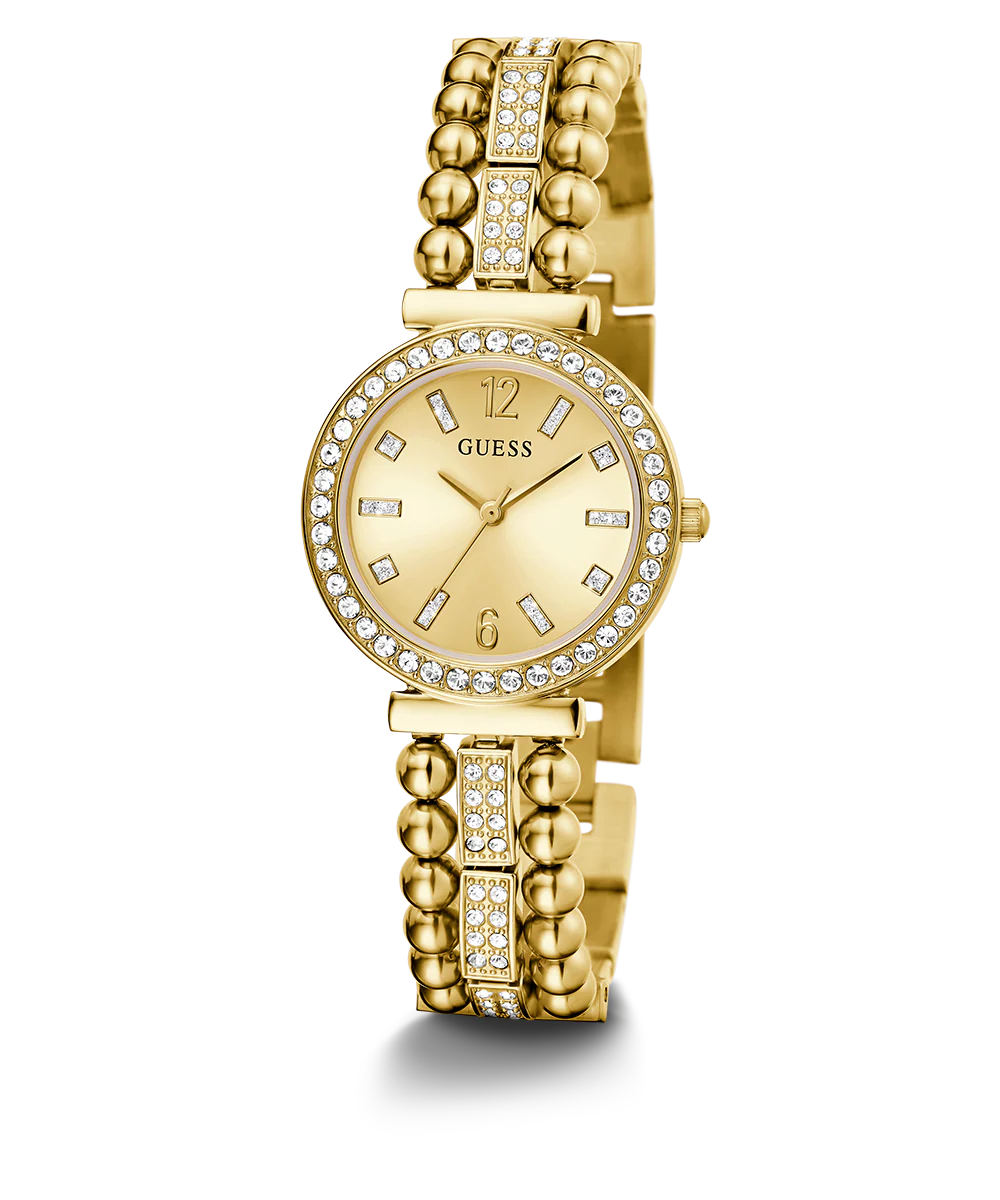 GUESS Ladies Gold Tone Analog Watch