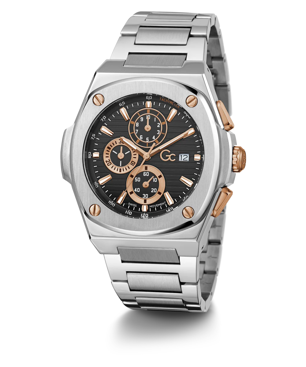 Gc Coussin Shape Chrono Metal