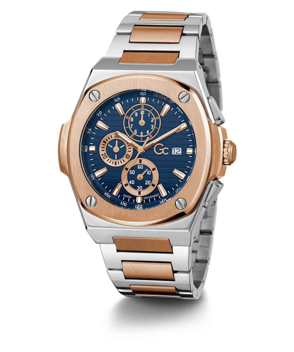 Gc Coussin Shape Chrono Metal