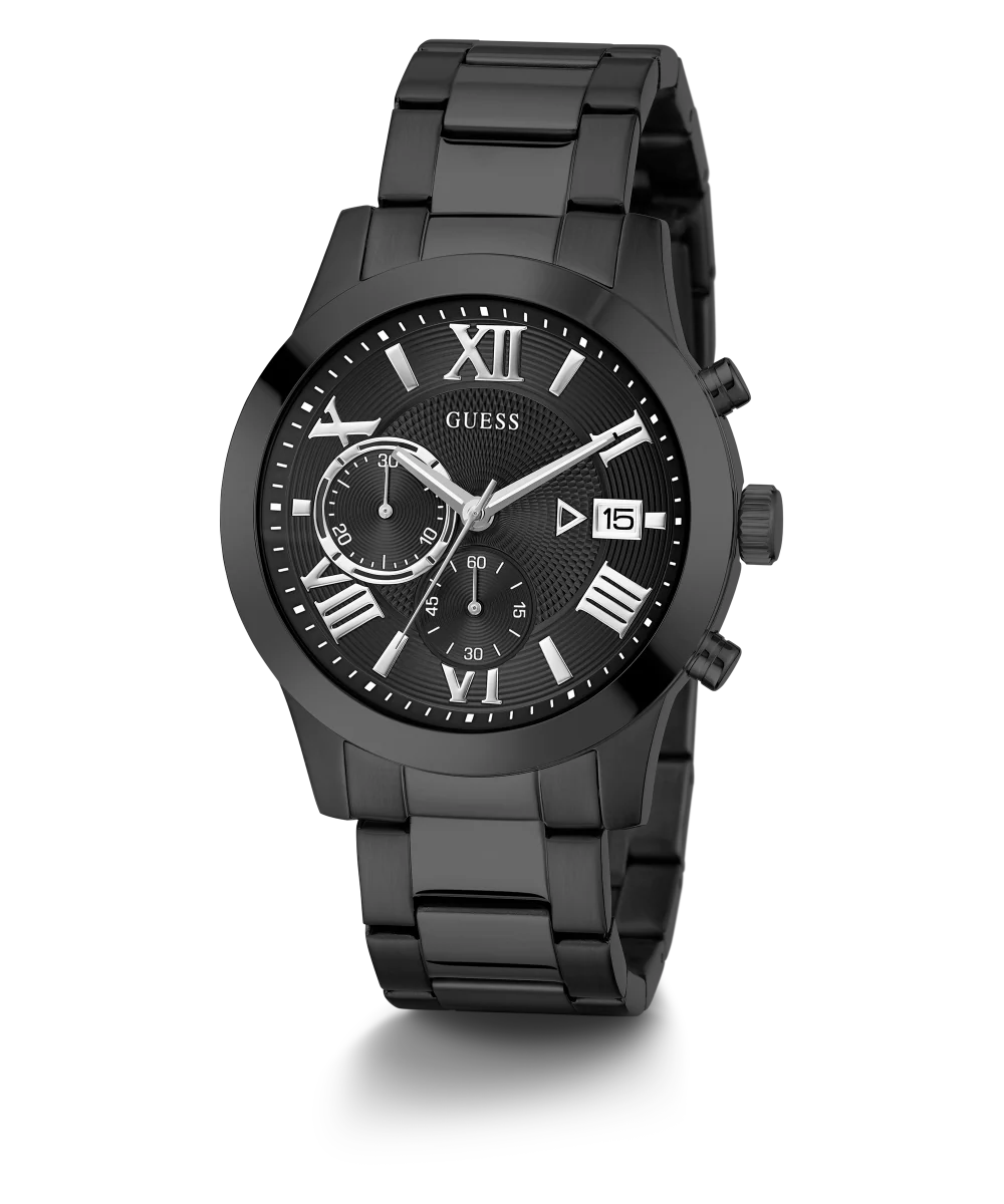GUESS Mens Black Chronograph Watch