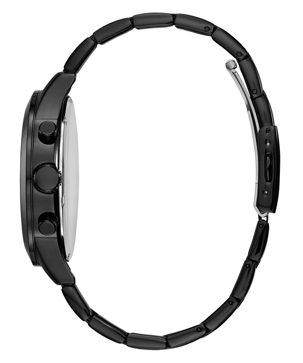 GUESS Mens Black Chronograph Watch