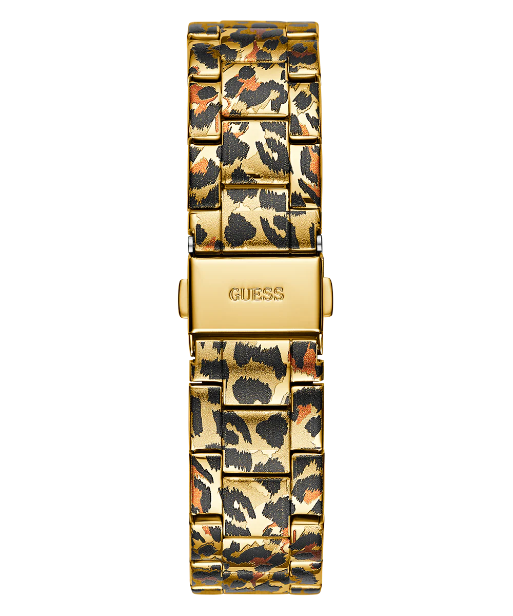 GUESS Ladies Leopard Multi-function Watch