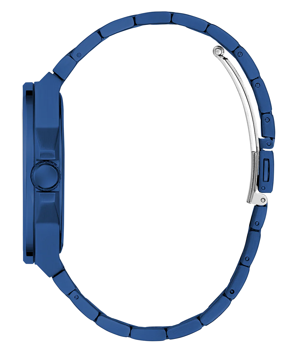 GUESS Mens Blue Analog Watch