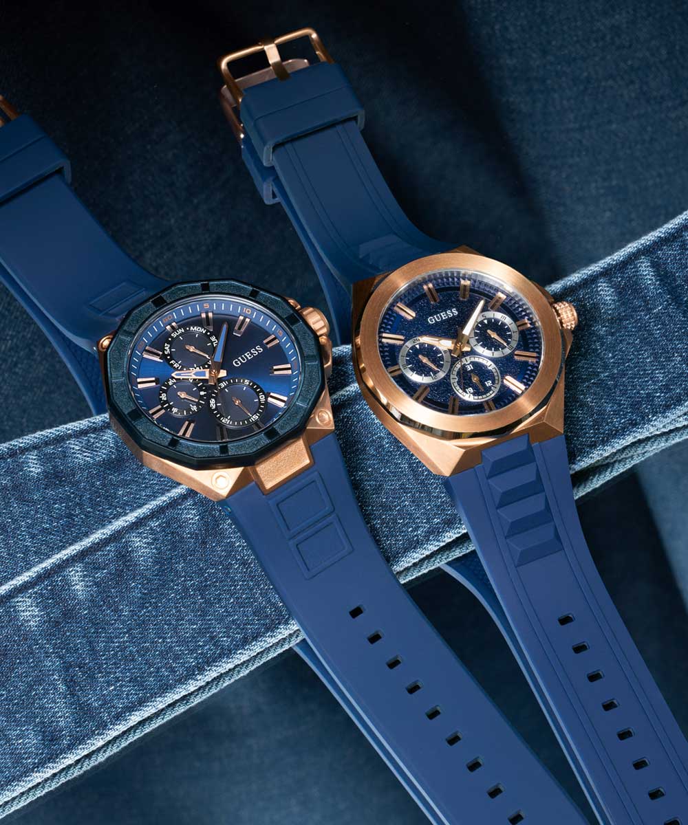 357-guess-mens-blue-2-tone-multi-function-watch-2.jpg GUESS Mens Blue 2-Tone Multi-function Watch