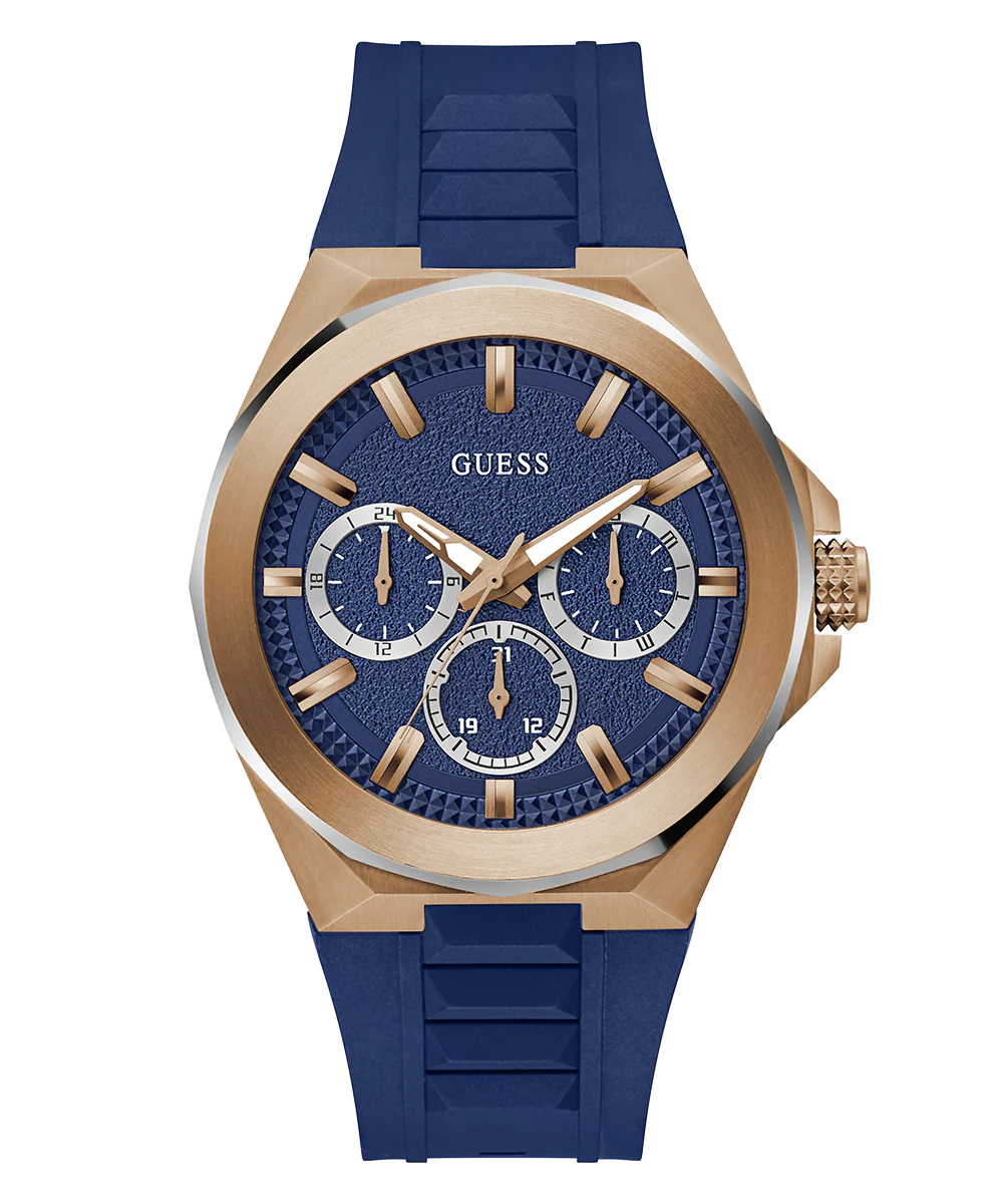 357-guess-mens-blue-2-tone-multi-function-watch-6.webp GUESS Mens Blue 2-Tone Multi-function Watch
