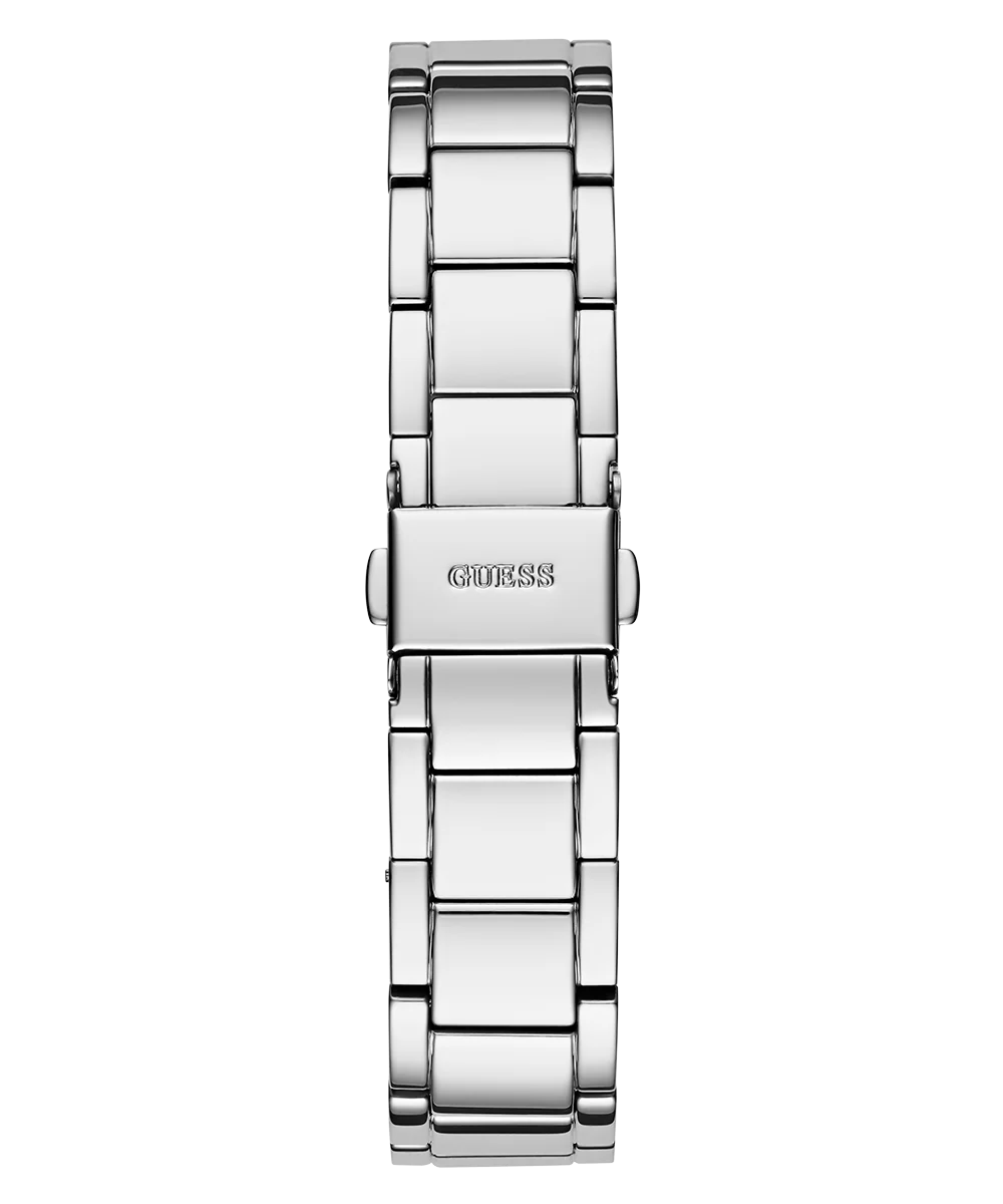 GUESS Ladies Silver Tone Analog Watch