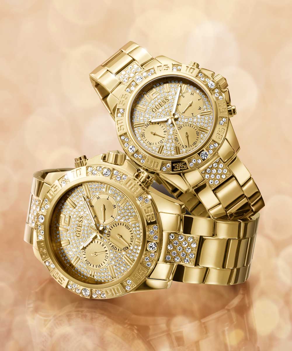 363-guess-ladies-gold-tone-multi-function-watch-6.jpg GUESS Ladies Gold Tone Multi-function Watch