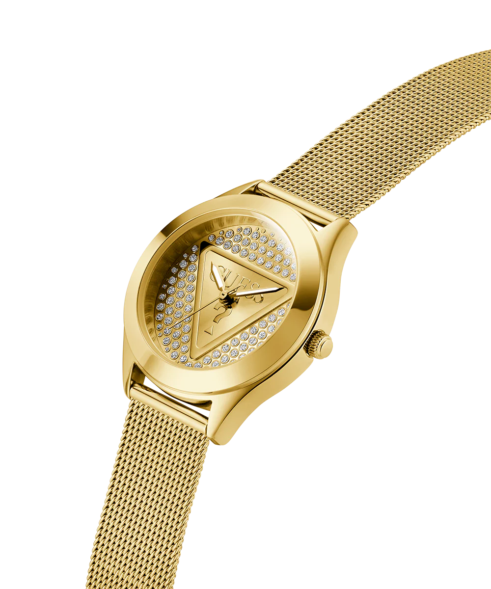 GUESS Ladies Gold Tone Analog Watch