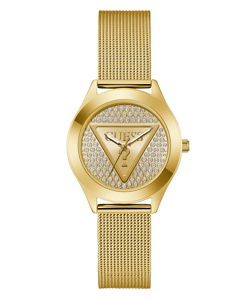 GUESS Ladies Gold Tone Analog Watch