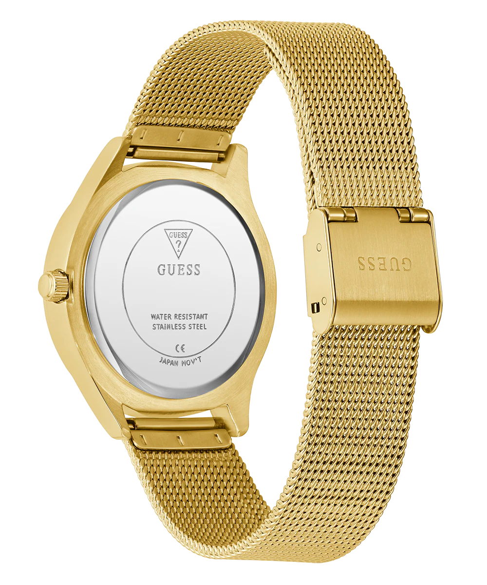 GUESS Ladies Gold Tone Analog Watch