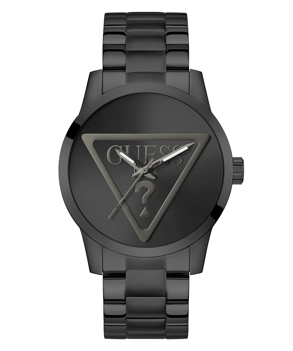 GUESS Mens Black Analog Watch
