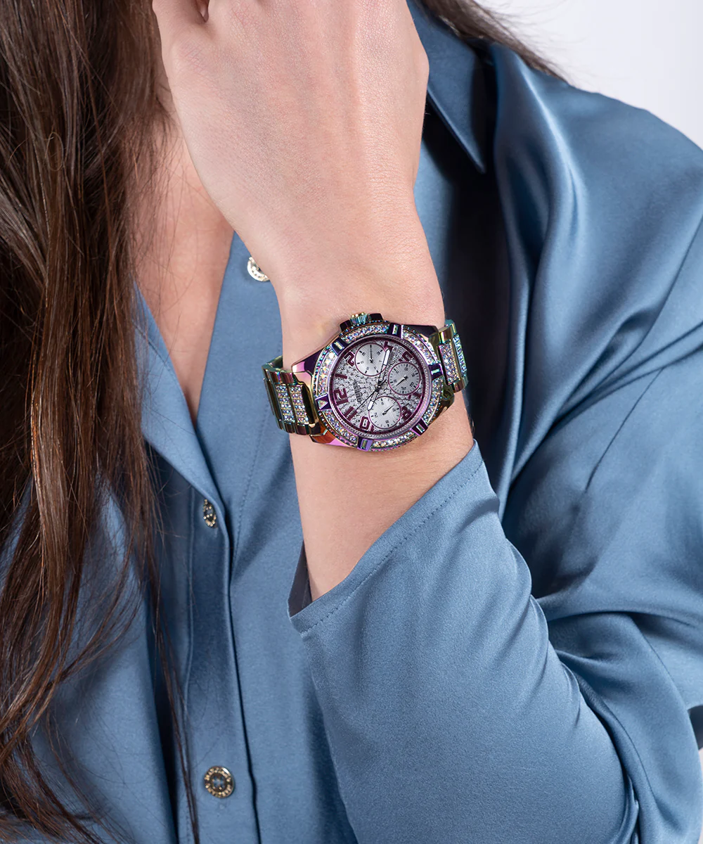 GUESS Ladies Iridescent Multi-function Watch