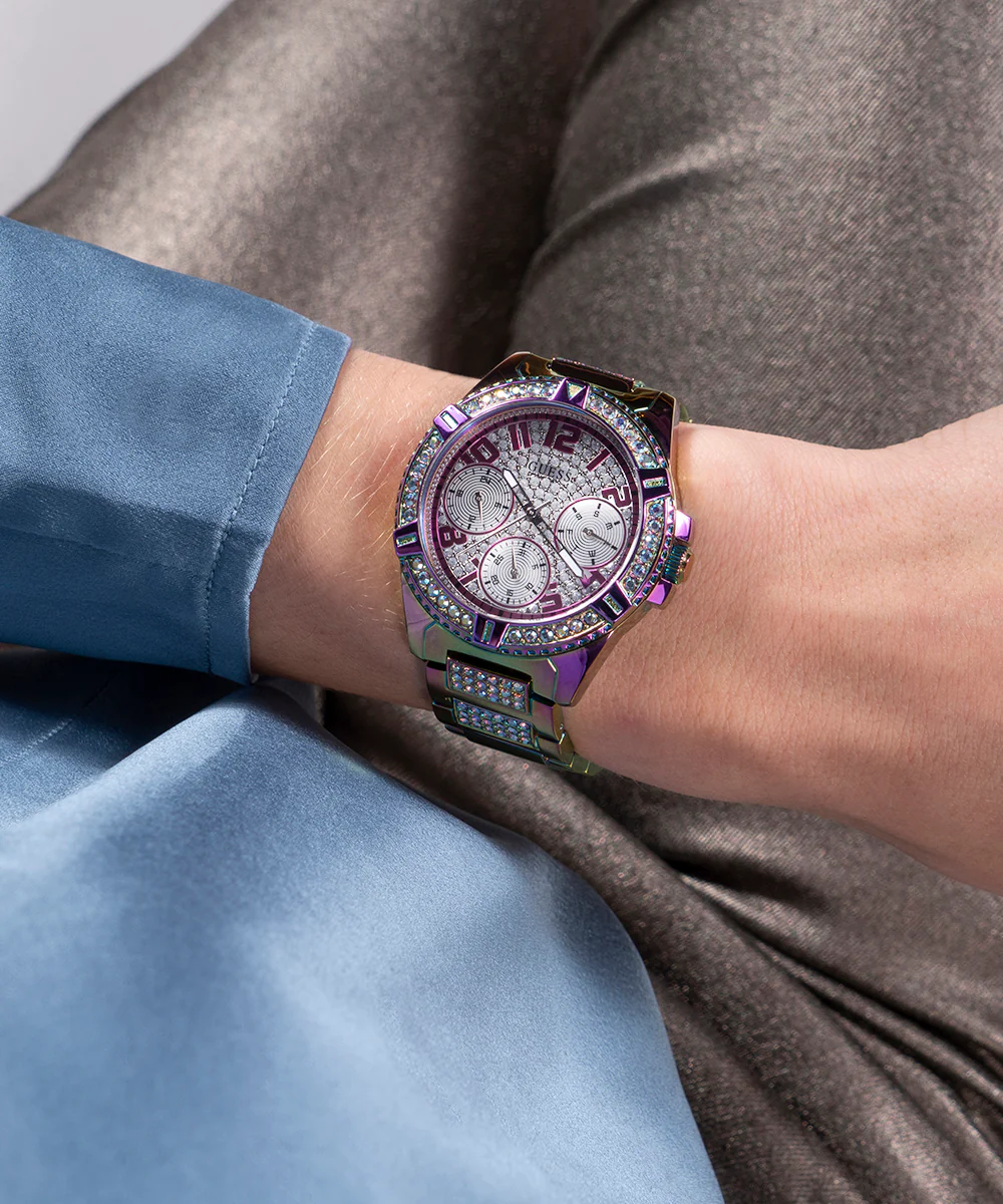 GUESS Ladies Iridescent Multi-function Watch