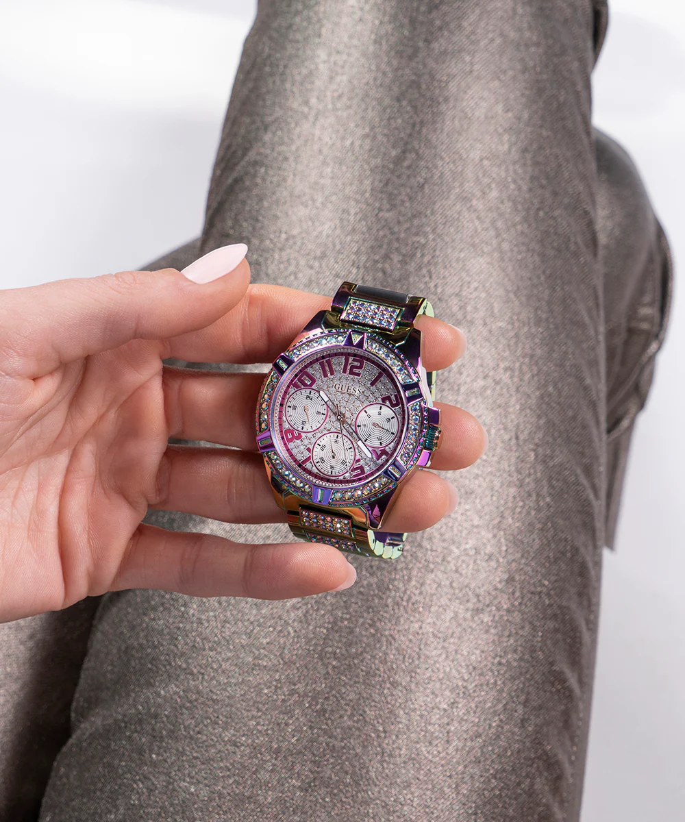 GUESS Ladies Iridescent Multi-function Watch