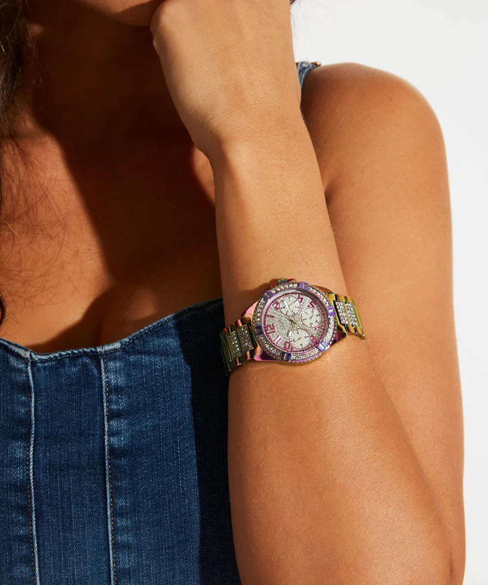 GUESS Ladies Iridescent Multi-function Watch