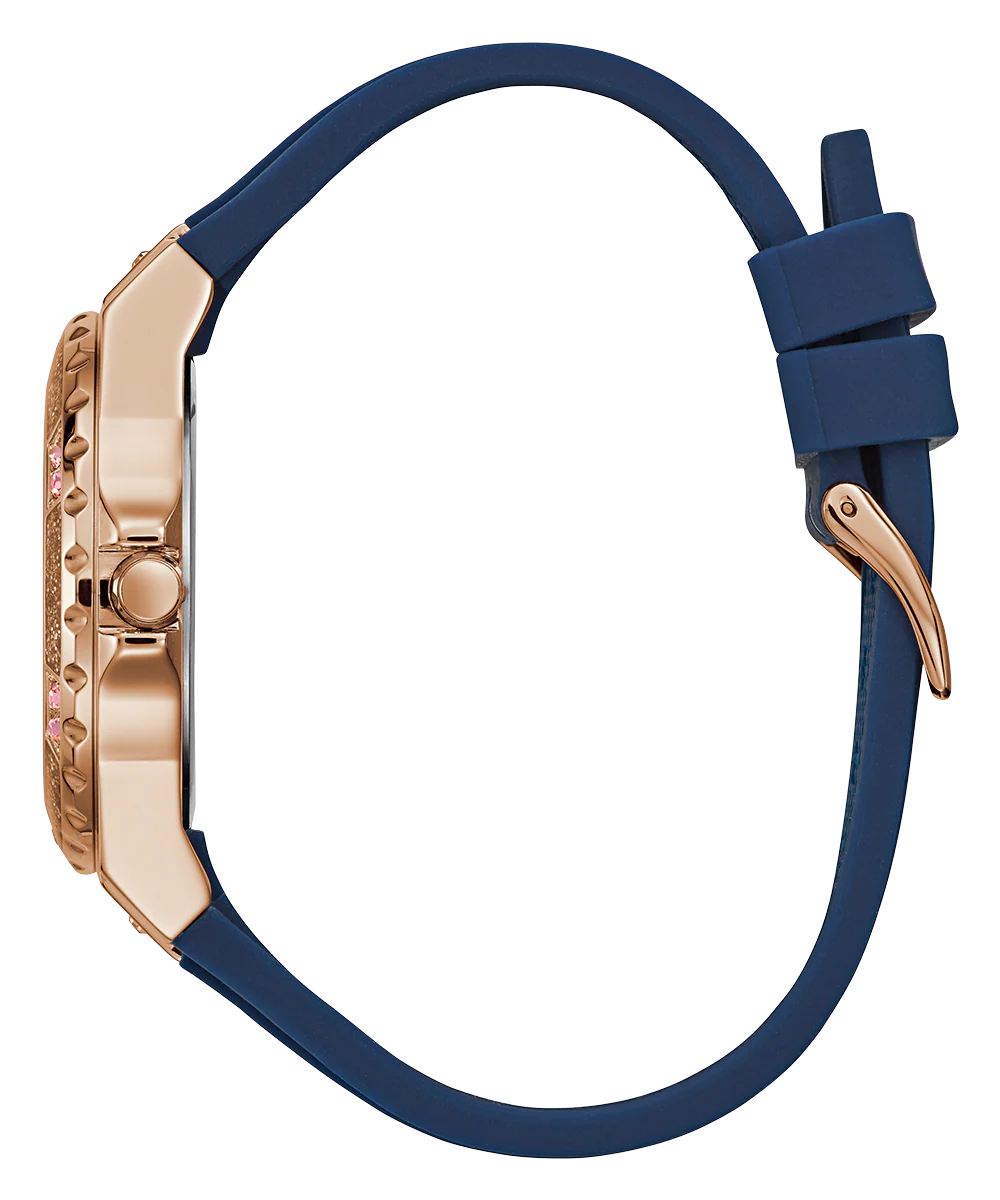 389-guess-ladies-blue-rose-gold-tone-multi-function-watch-4.webp GUESS Ladies Blue Rose Gold Tone Multi-function Watch