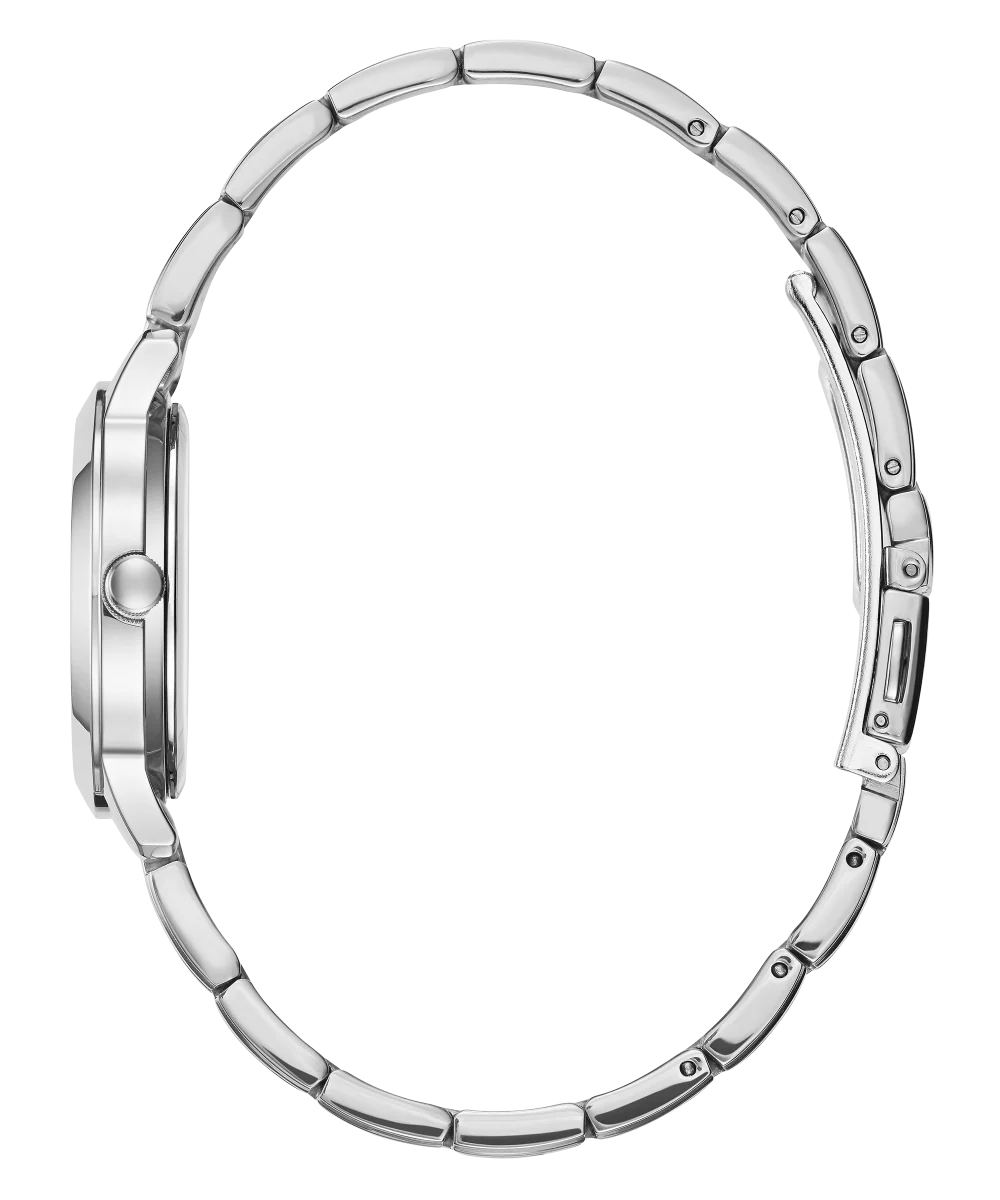 GUESS Ladies Silver Tone Analog Watch