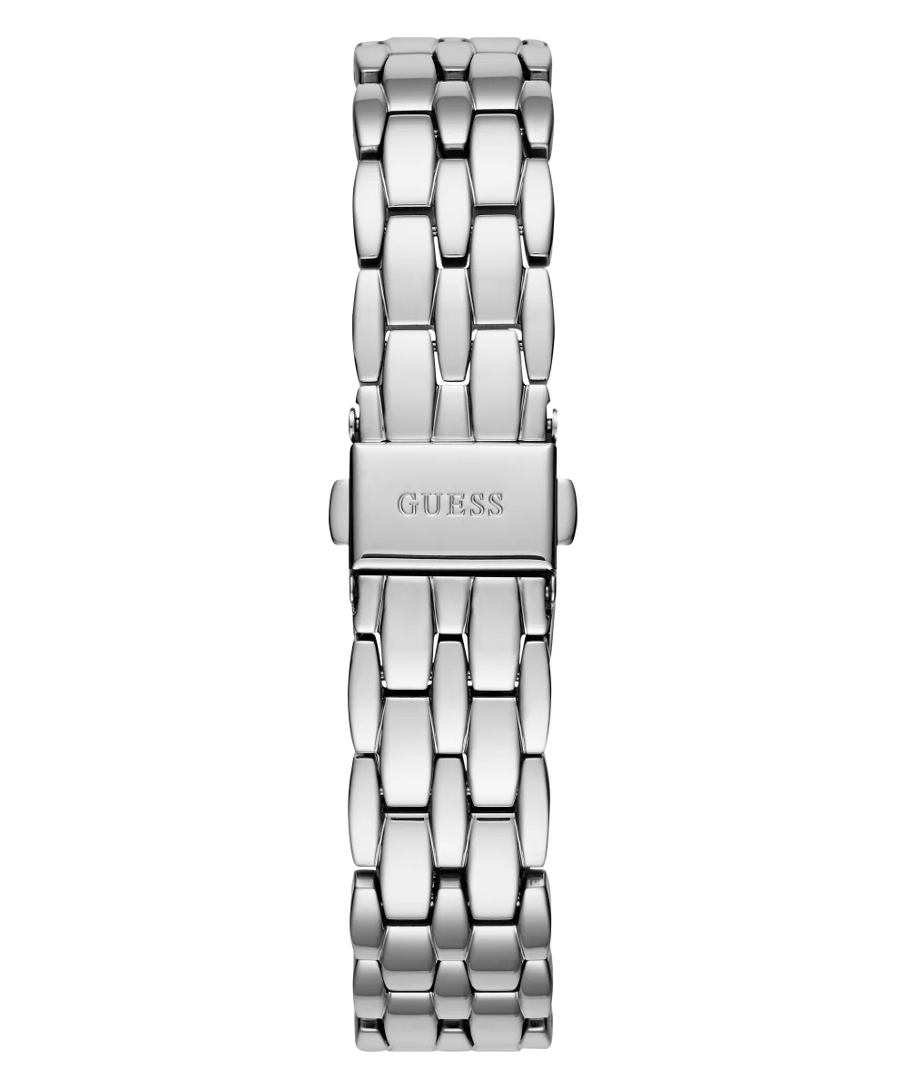 GUESS Ladies Silver Tone Analog Watch