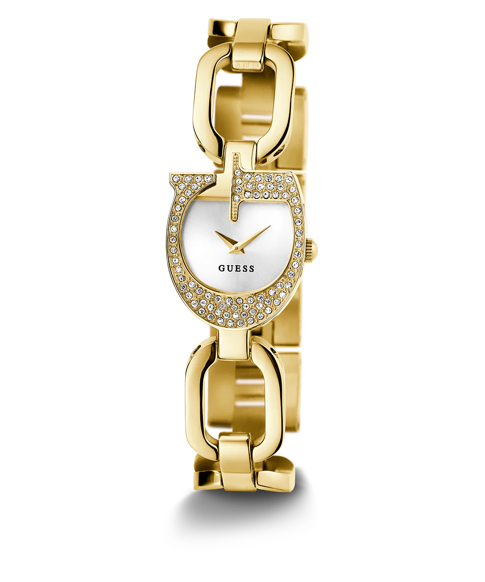 GUESS Ladies Gold Tone Analog Watch