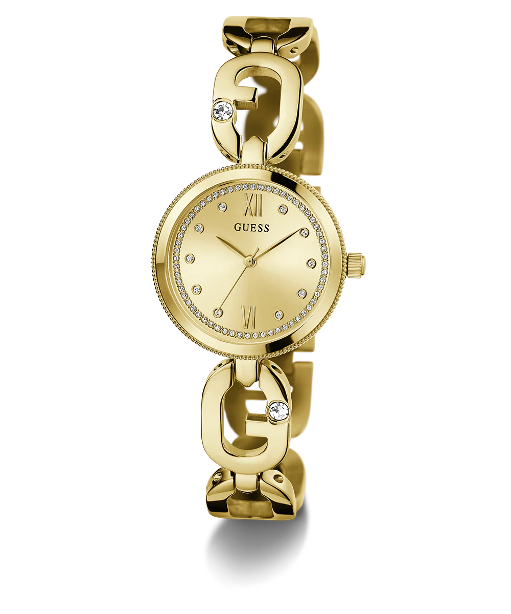 GUESS Ladies Gold Tone Analog Watch