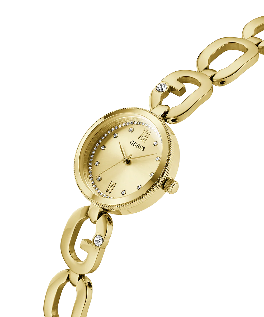 GUESS Ladies Gold Tone Analog Watch