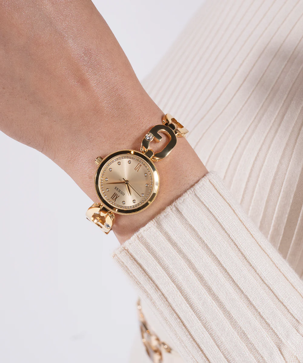 GUESS Ladies Gold Tone Analog Watch