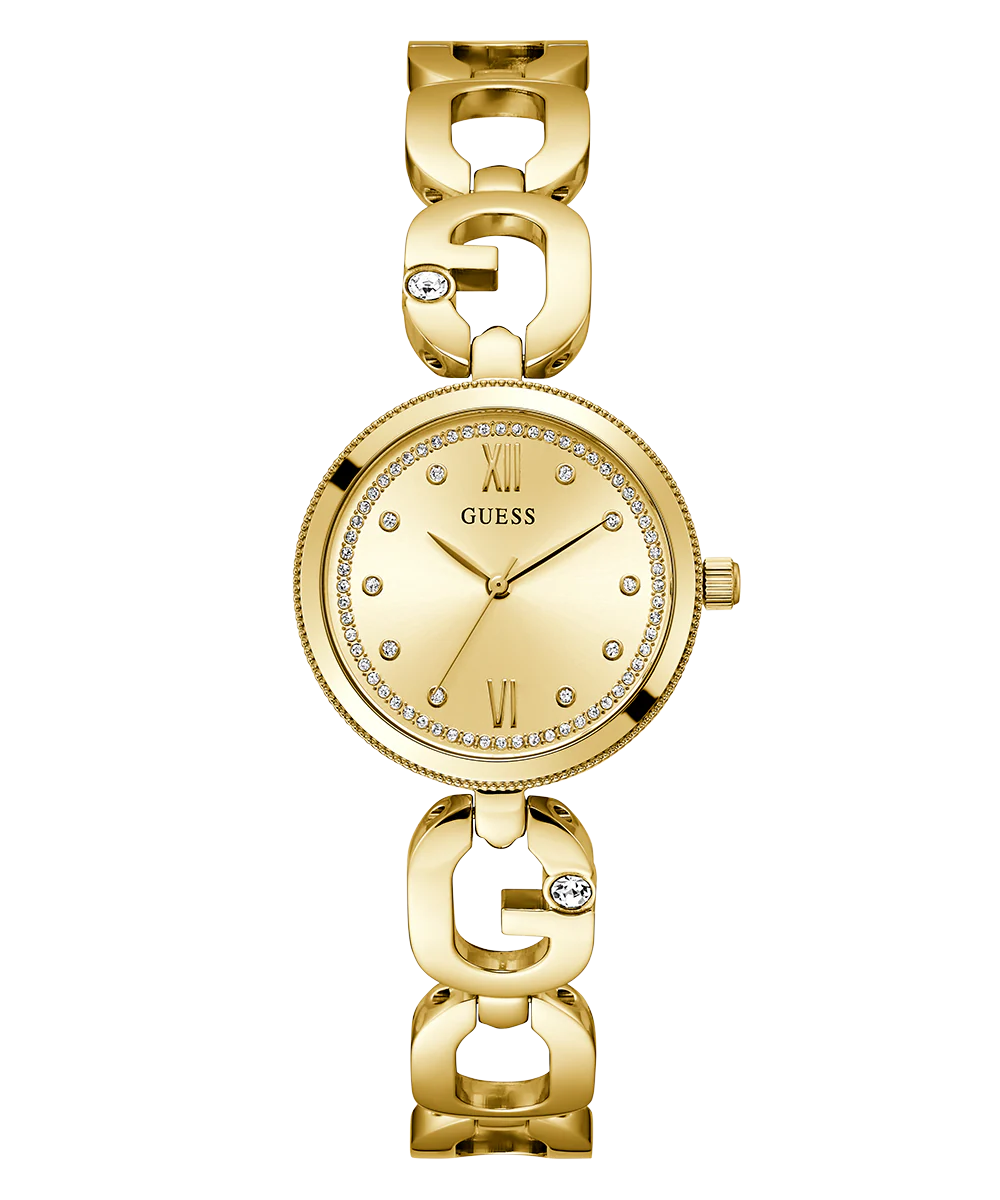 GUESS Ladies Gold Tone Analog Watch