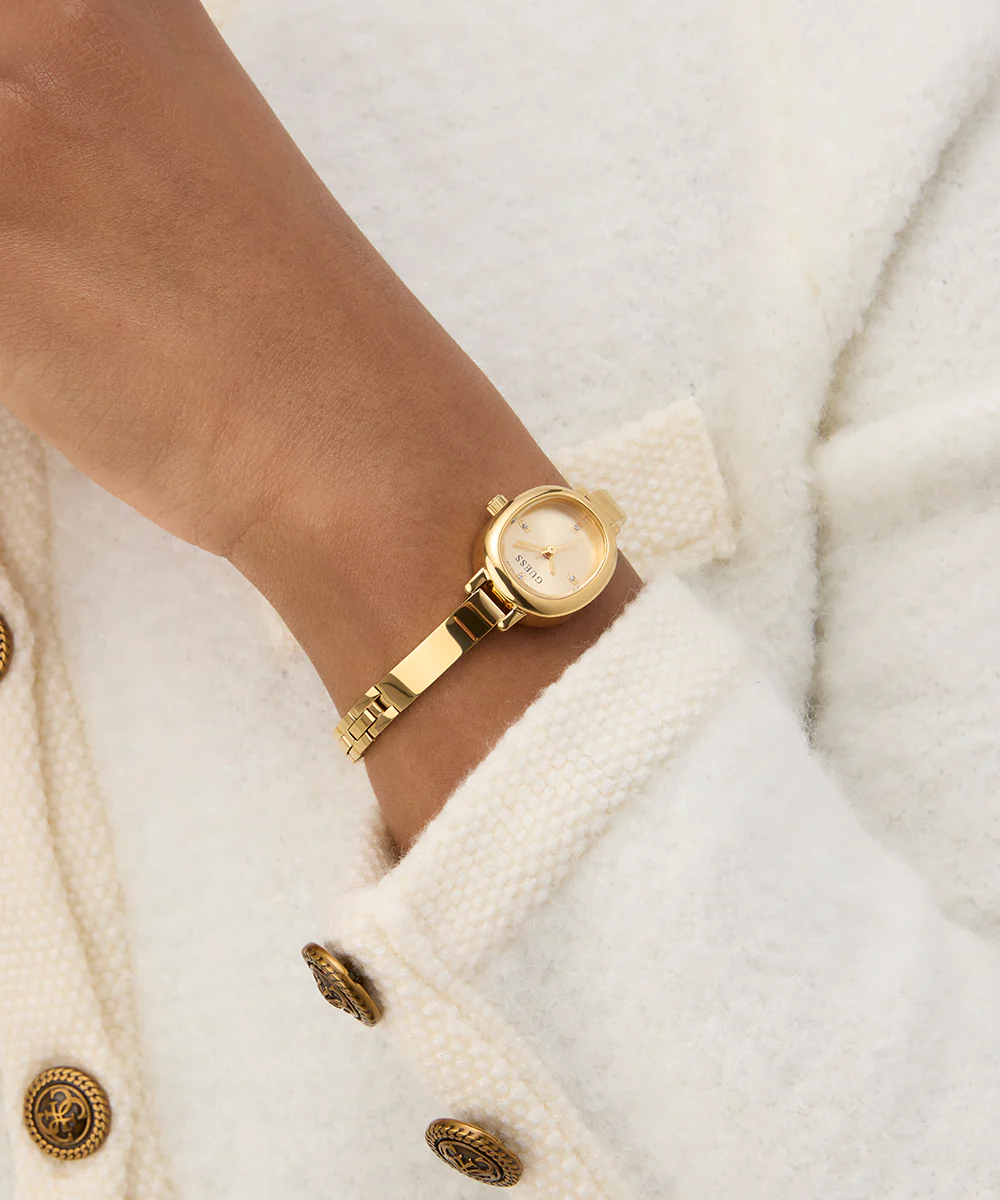 GUESS Ladies Gold Tone Analog Watch