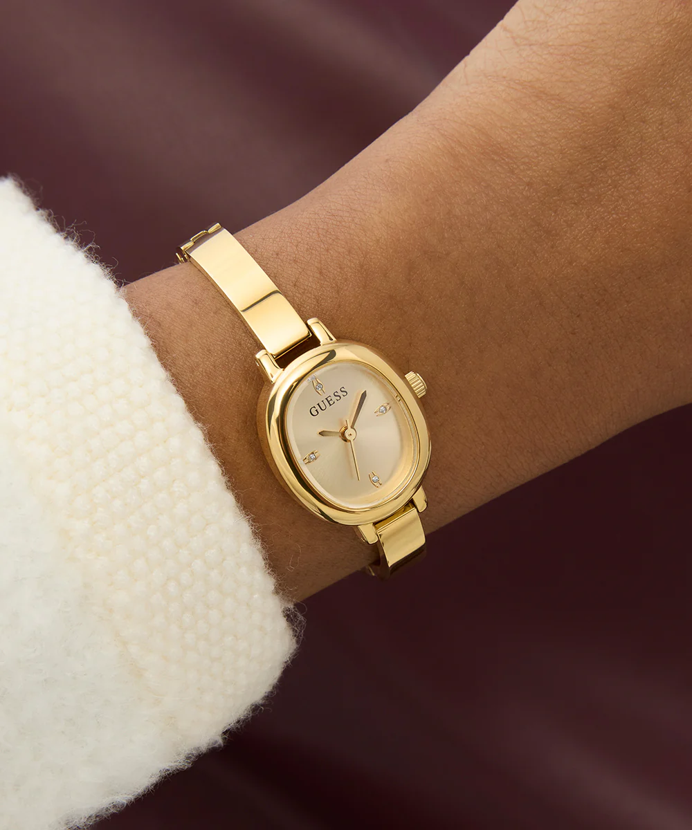 GUESS Ladies Gold Tone Analog Watch