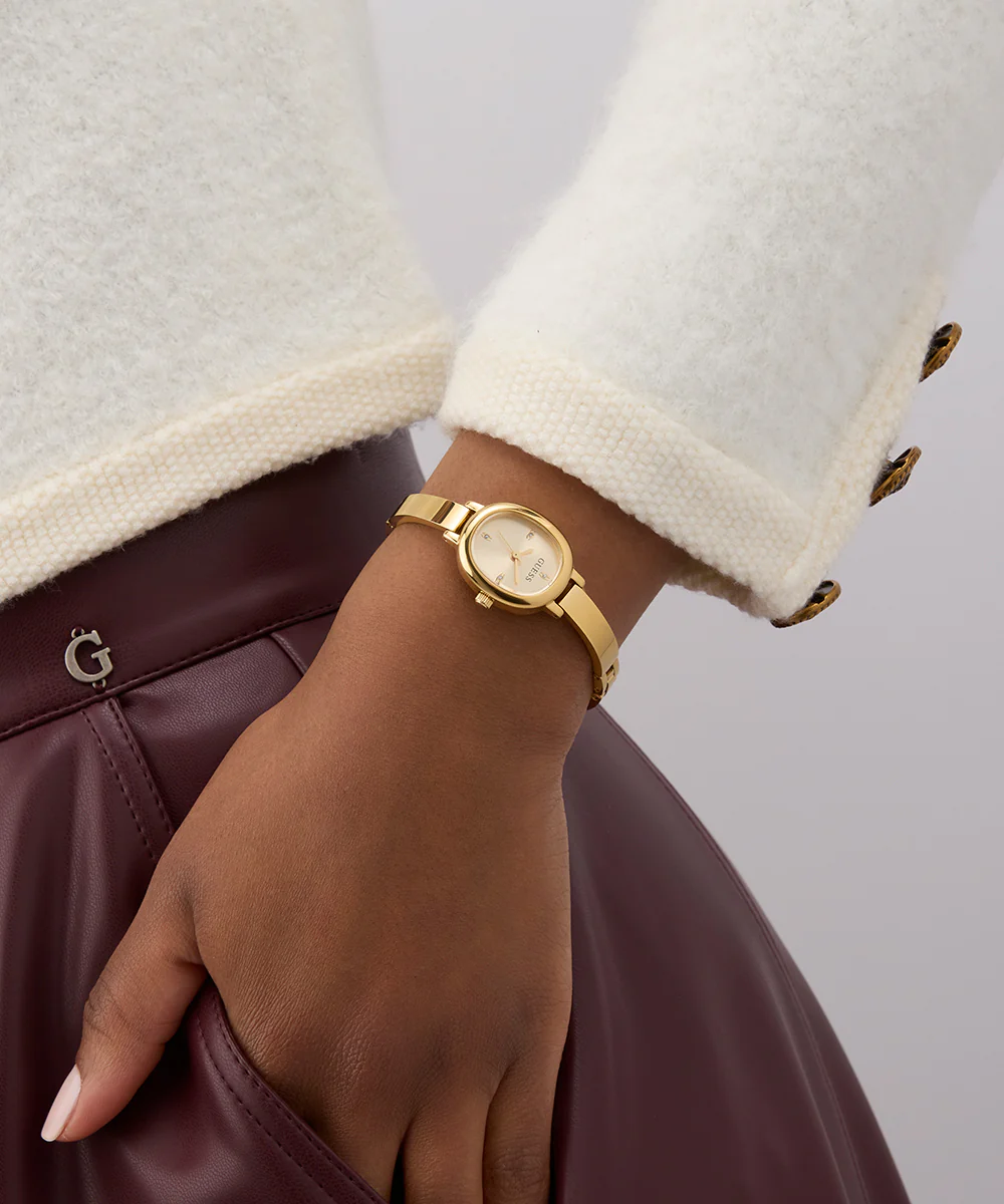 GUESS Ladies Gold Tone Analog Watch