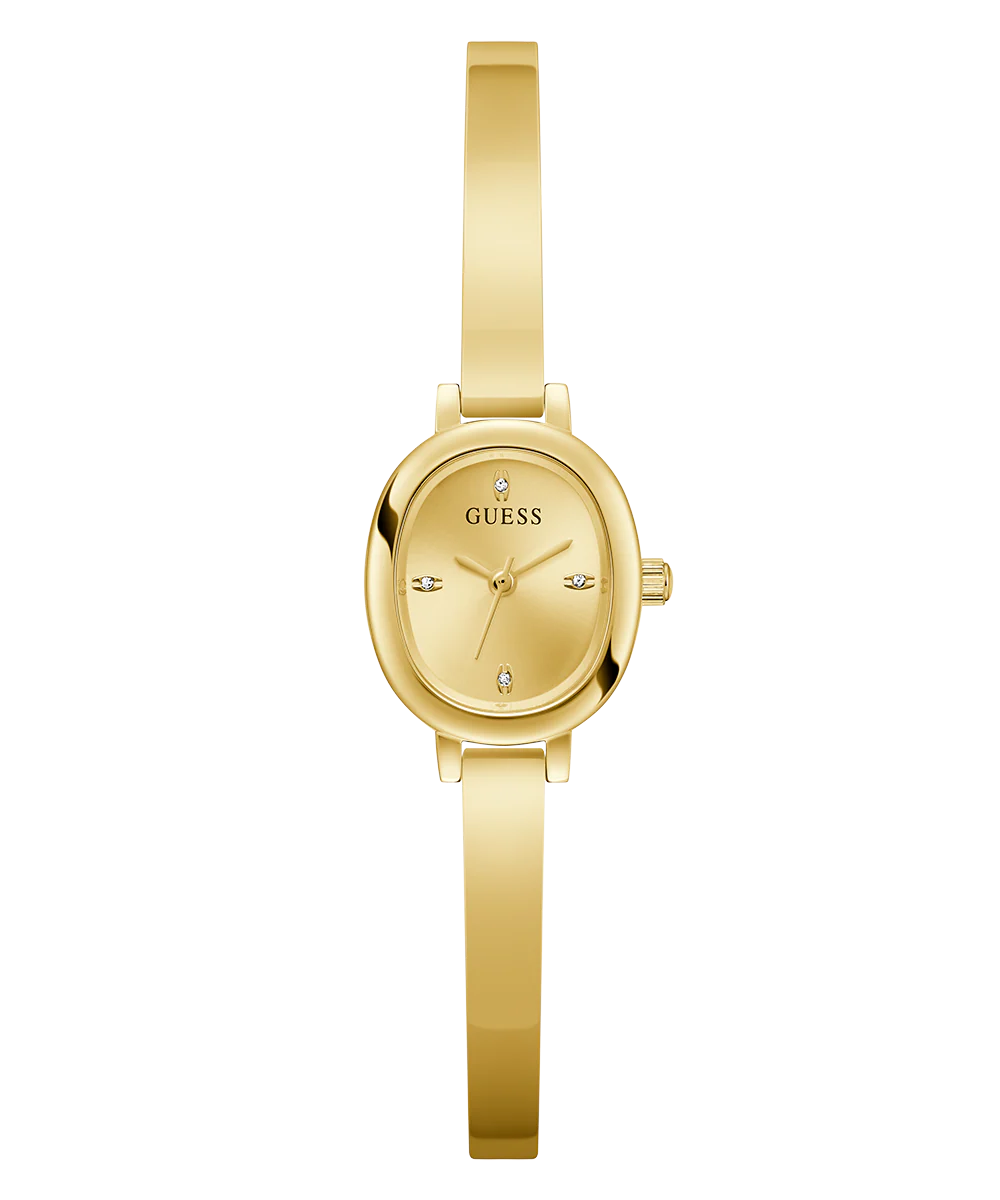 GUESS Ladies Gold Tone Analog Watch