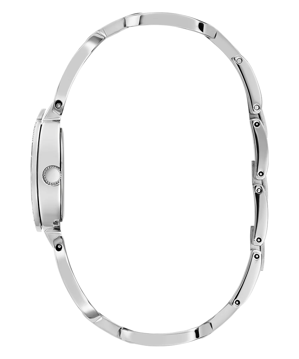 GUESS Ladies Silver Tone Analog Watch