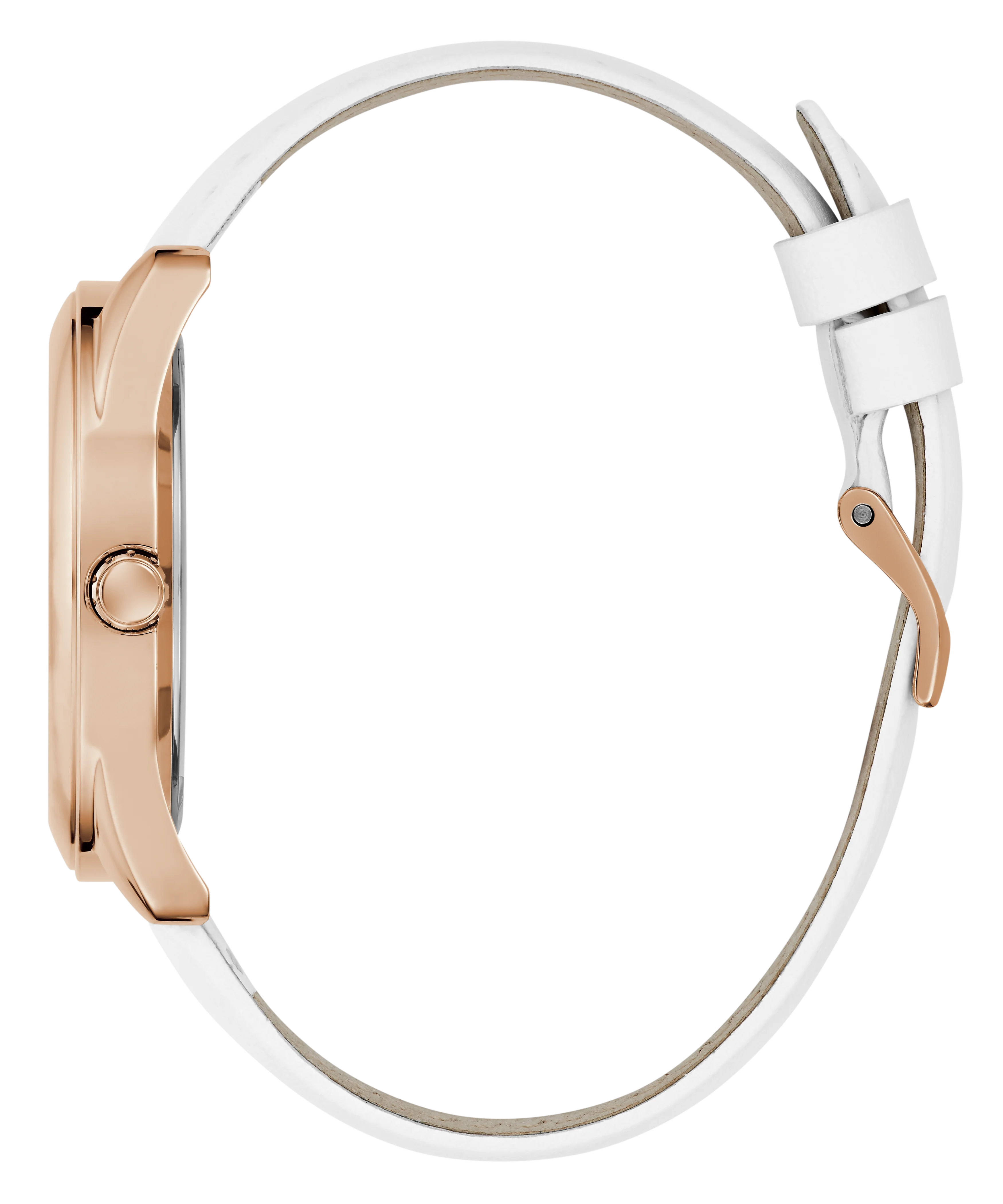 GUESS Ladies Rose Gold Tone Analog Watch Gift Set