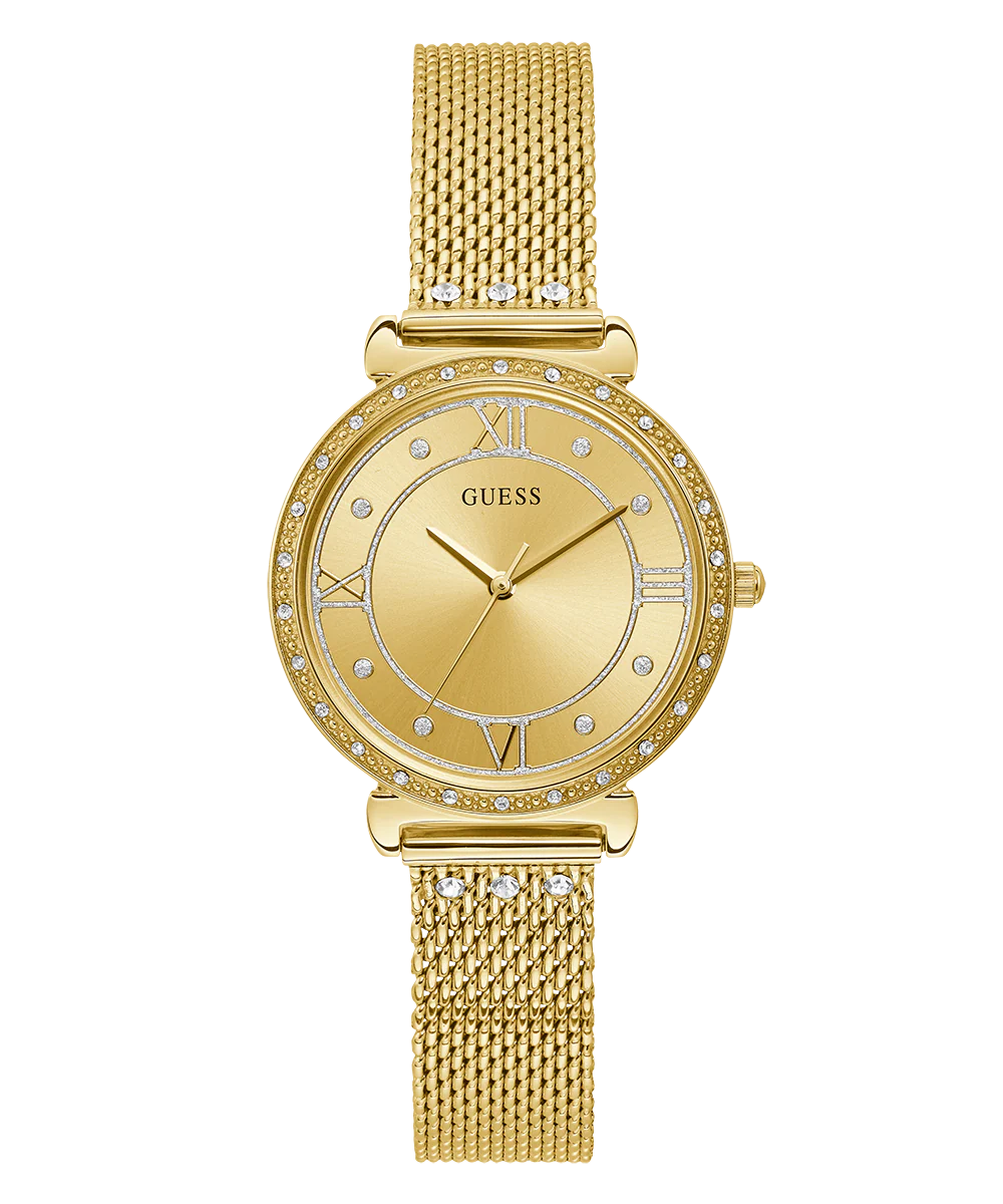 GUESS Ladies Gold Tone Analog Watch