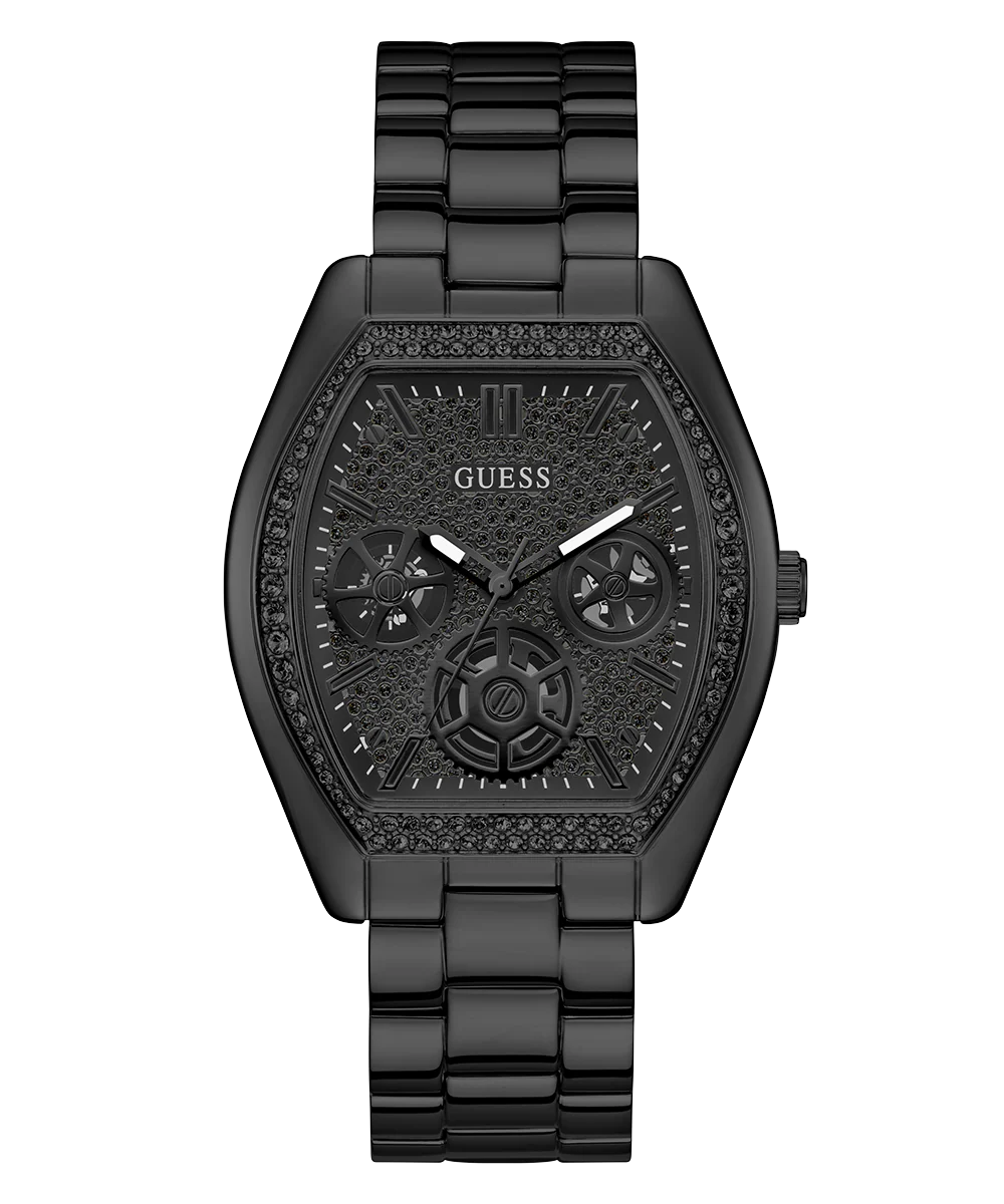 GUESS Mens Black Analog Watch