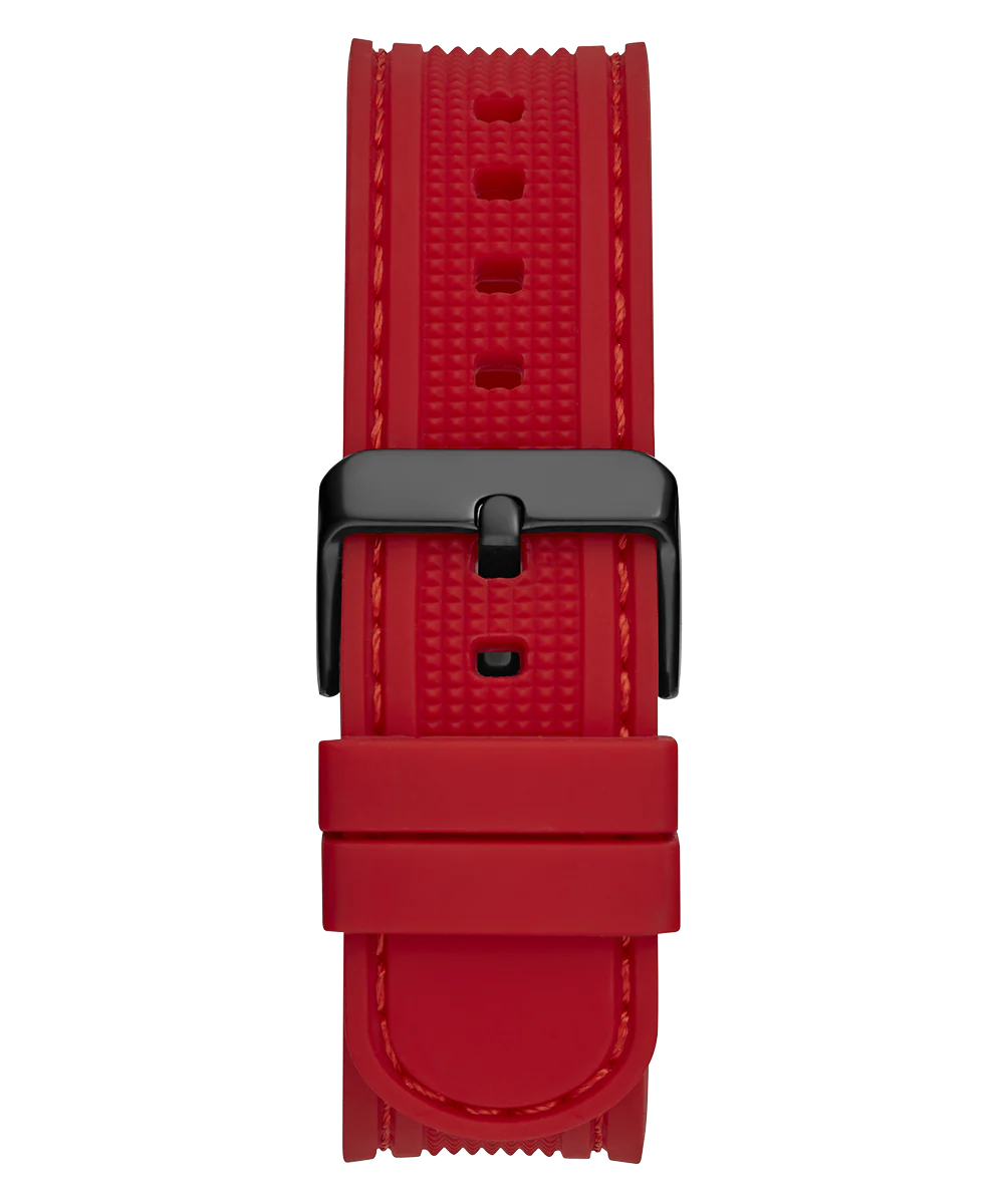 GUESS Mens Red Black Analog Watch