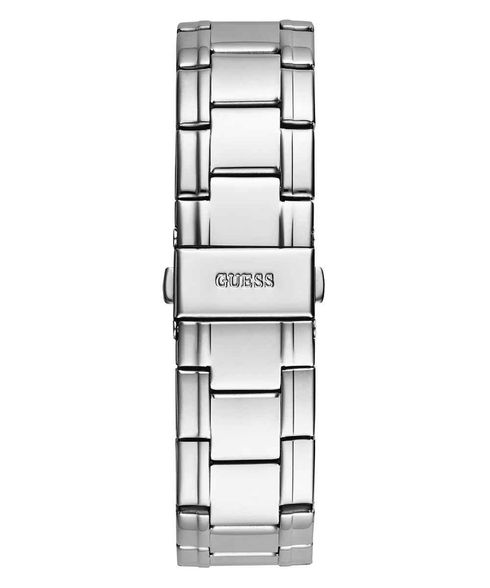 GUESS Mens Silver Tone Analog Watch