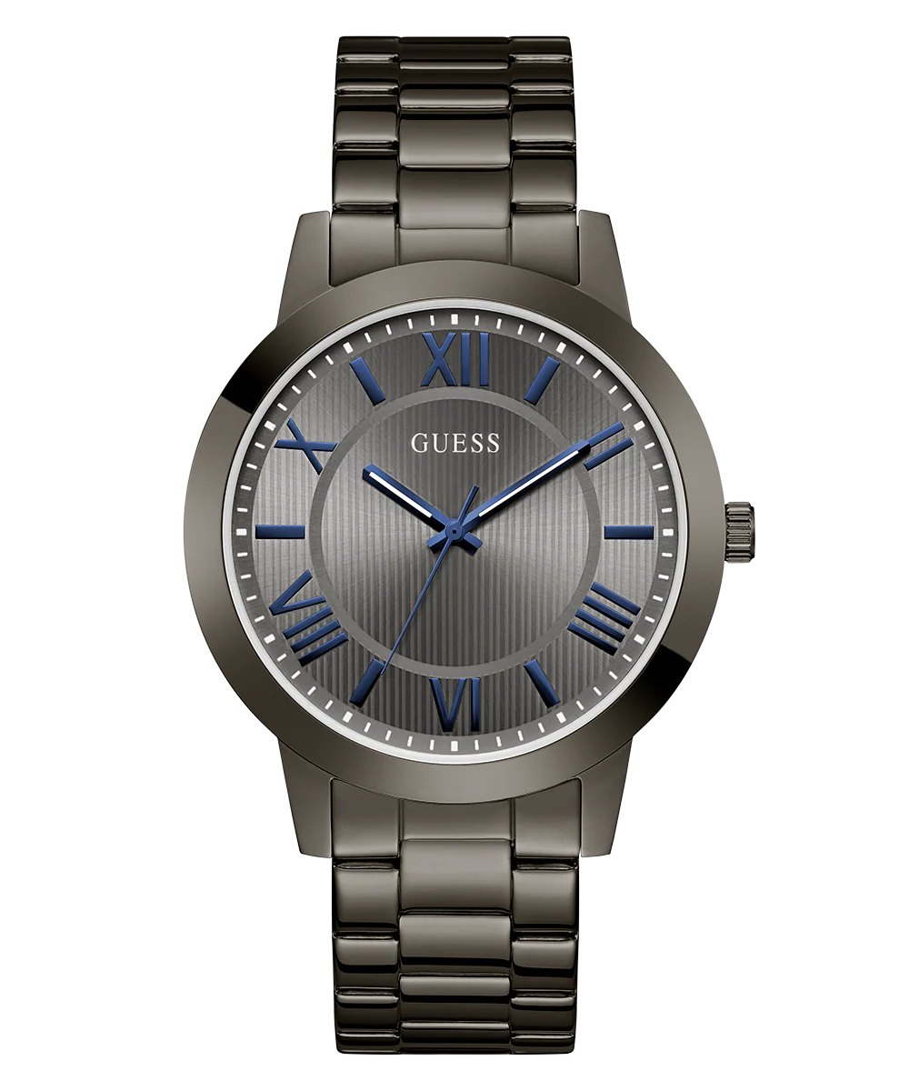 GUESS Mens Gunmetal Analog Watch