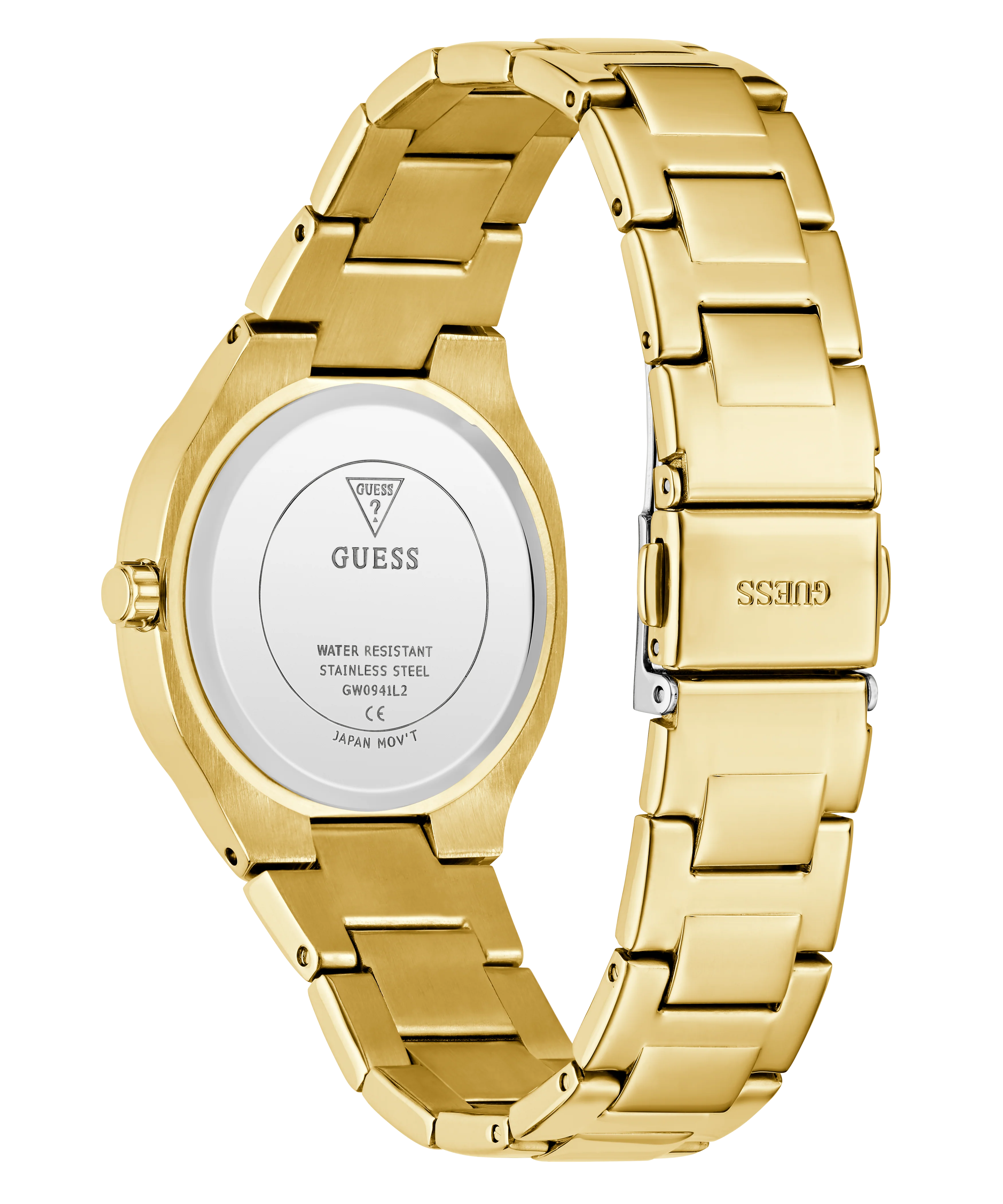 GUESS Ladies Gold Tone Analog Watch