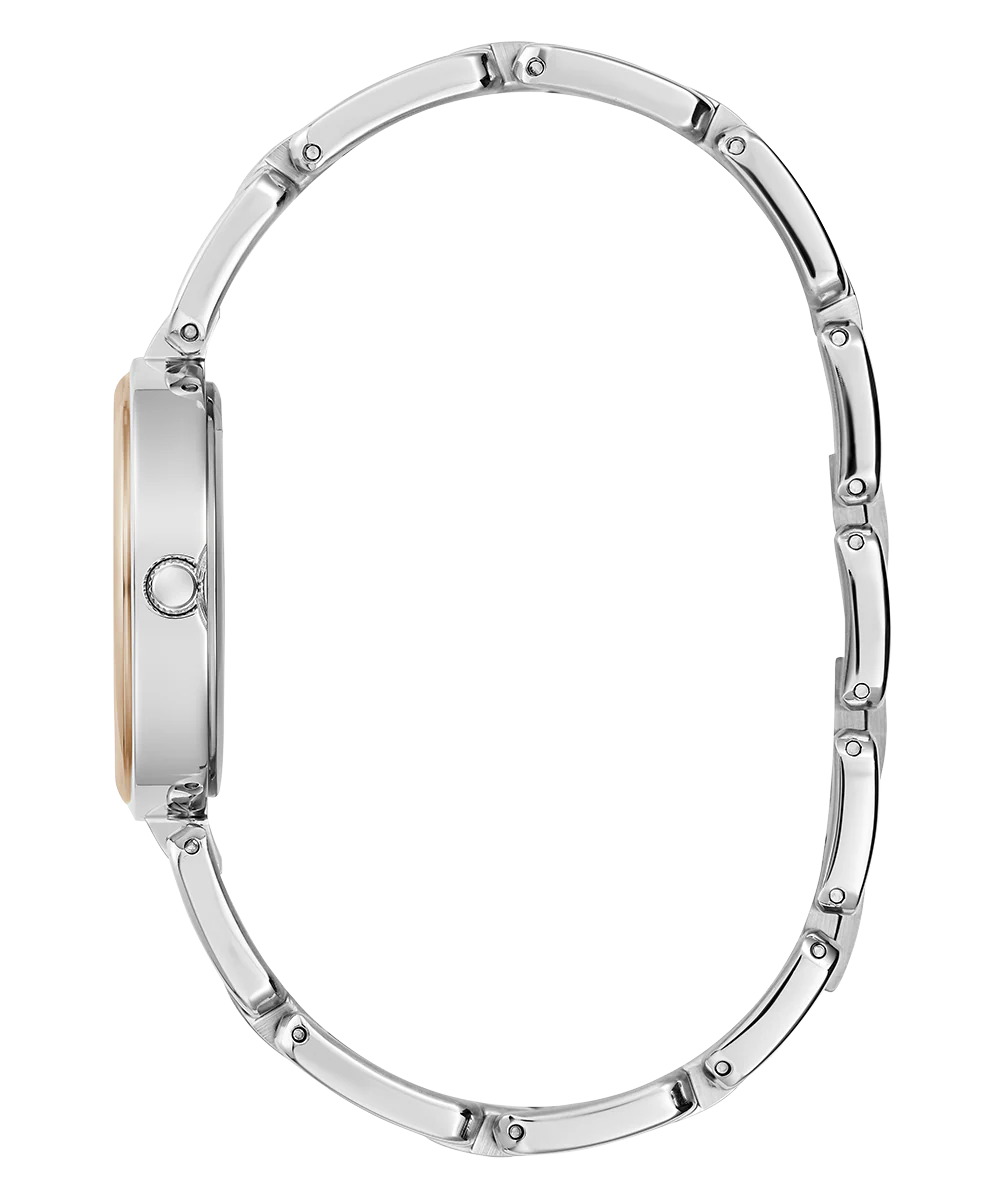 GUESS Ladies Silver 2-tone Analog Watch