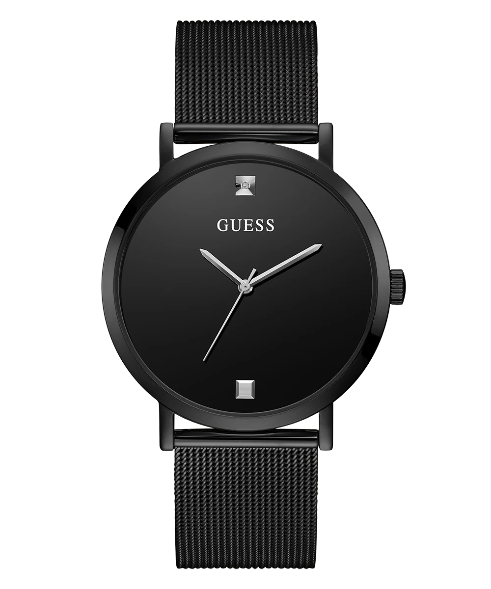 GUESS Mens Black Analog Watch