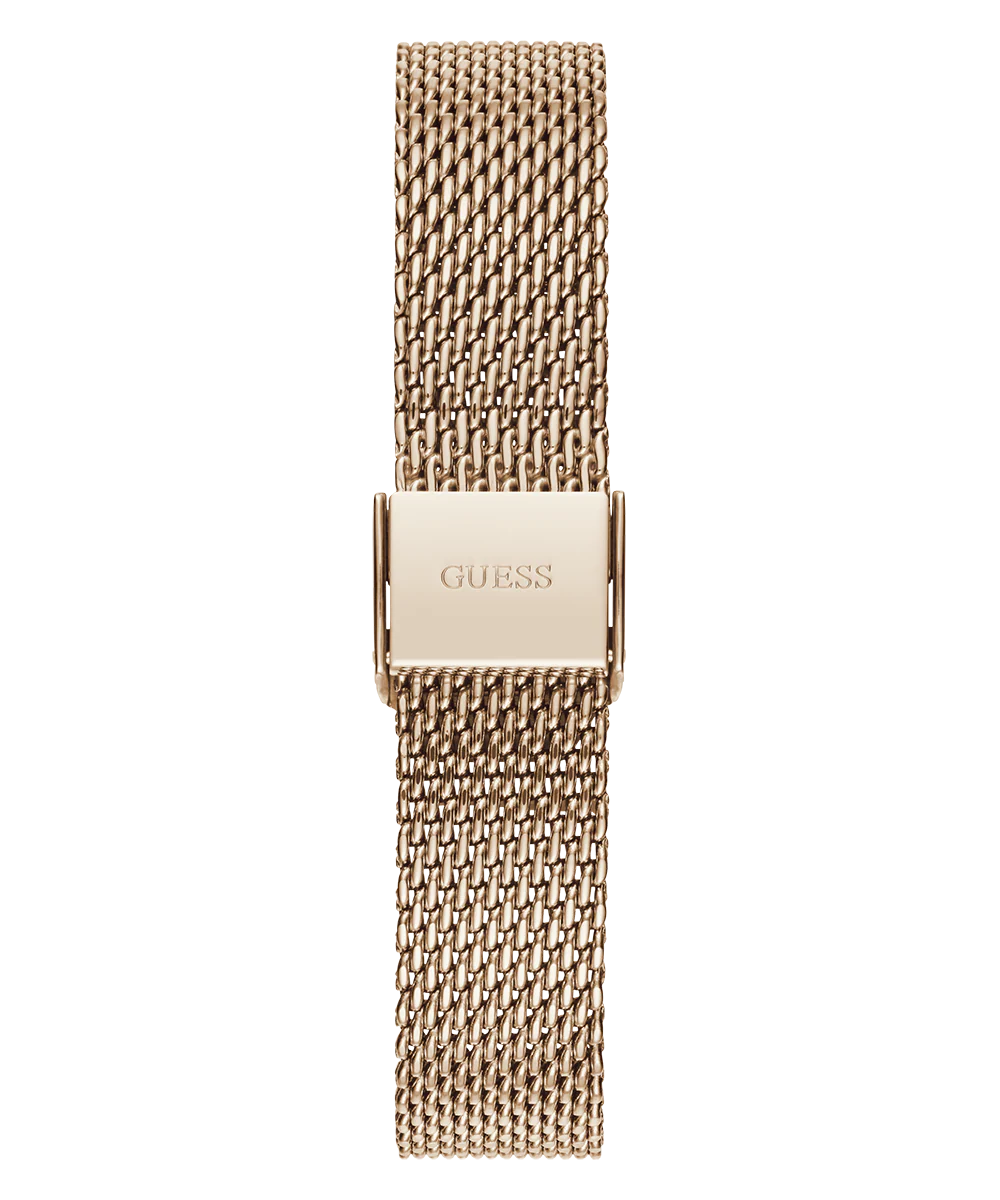 GUESS Ladies Rose Gold Tone Analog Watch