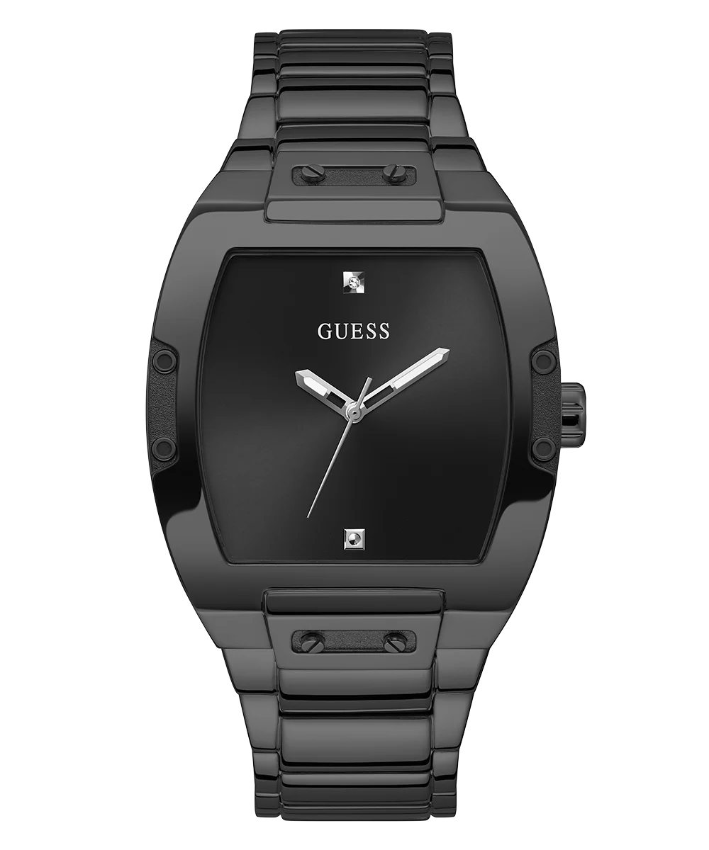 GUESS Mens Black Analog Watch