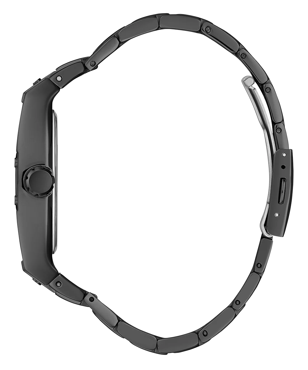 GUESS Mens Black Analog Watch