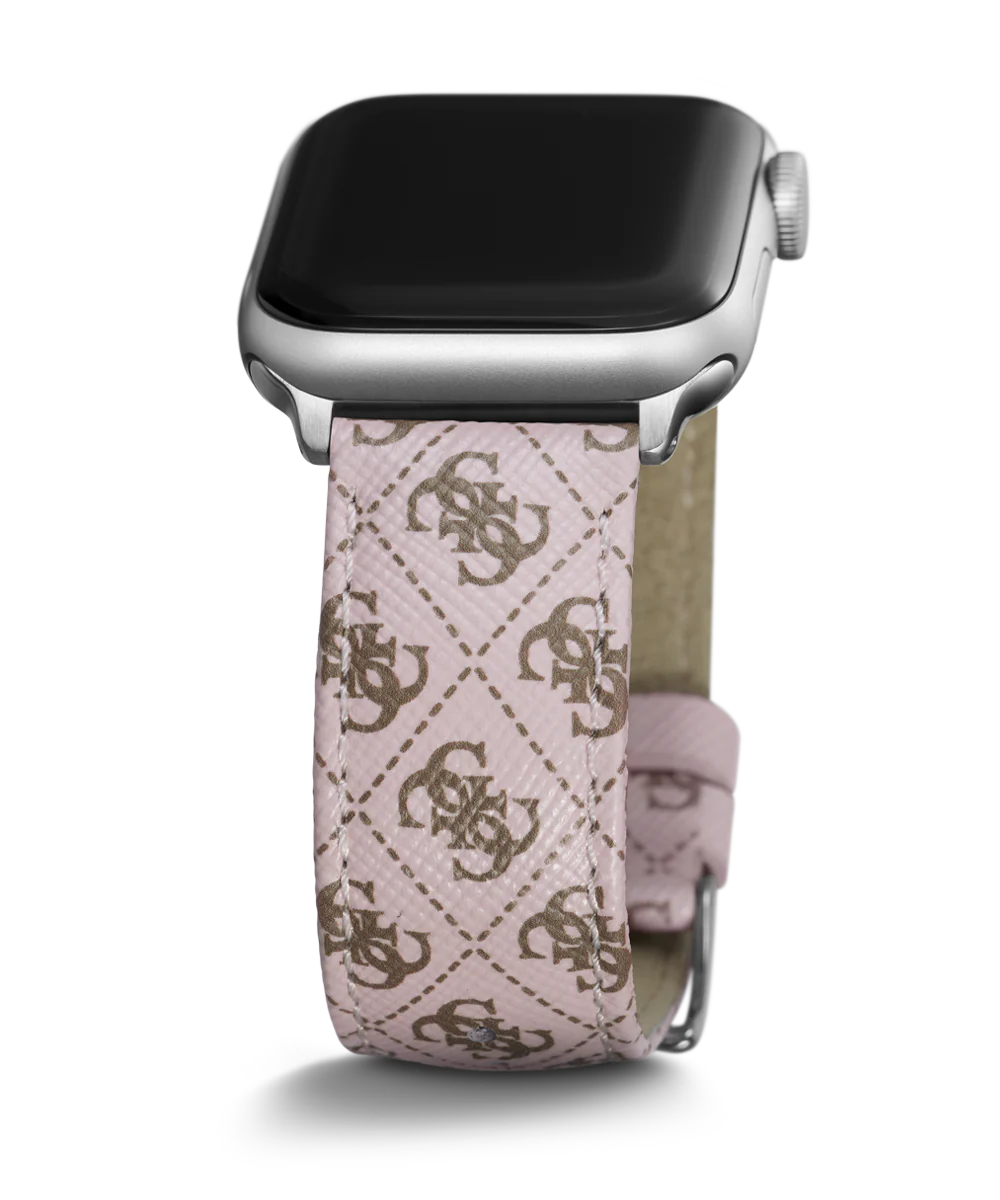 GUESS Logo Leather Band for Apple 38-40 mm Watch